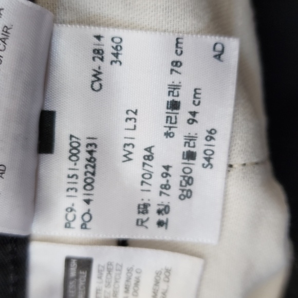 Levi womens black jeans size W31/L32 - Picture 5 of 8